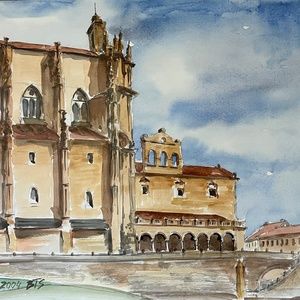 Salamanca, Spain - original watercolor